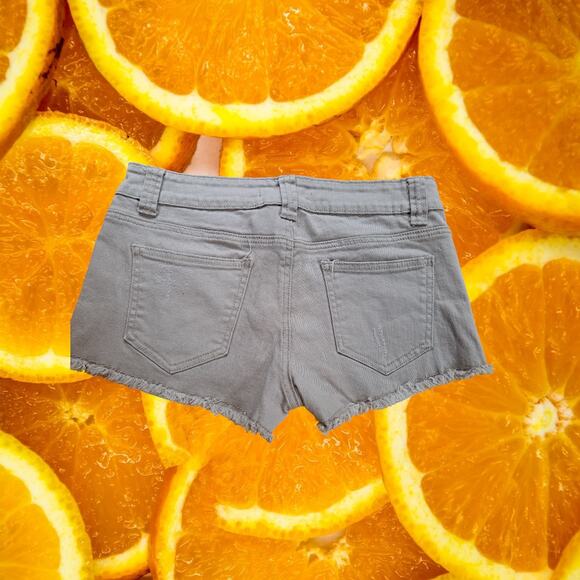 Forever 21 Denim Tan Short Cutoff Shorts Size 28‎ - Picture 4 of 4